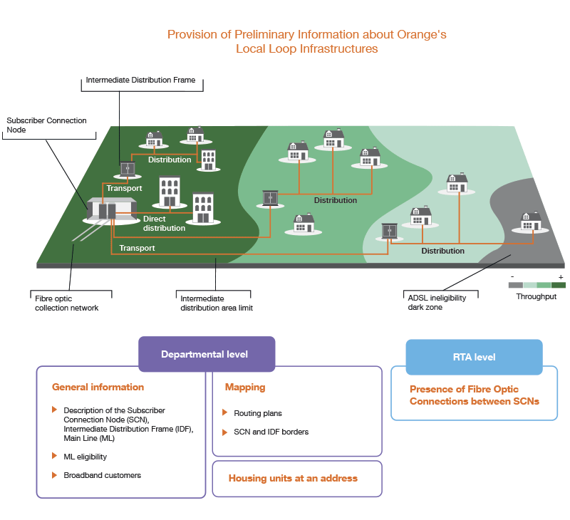 Provision of Preliminary Information about Orange's Local Loop Infrastructures